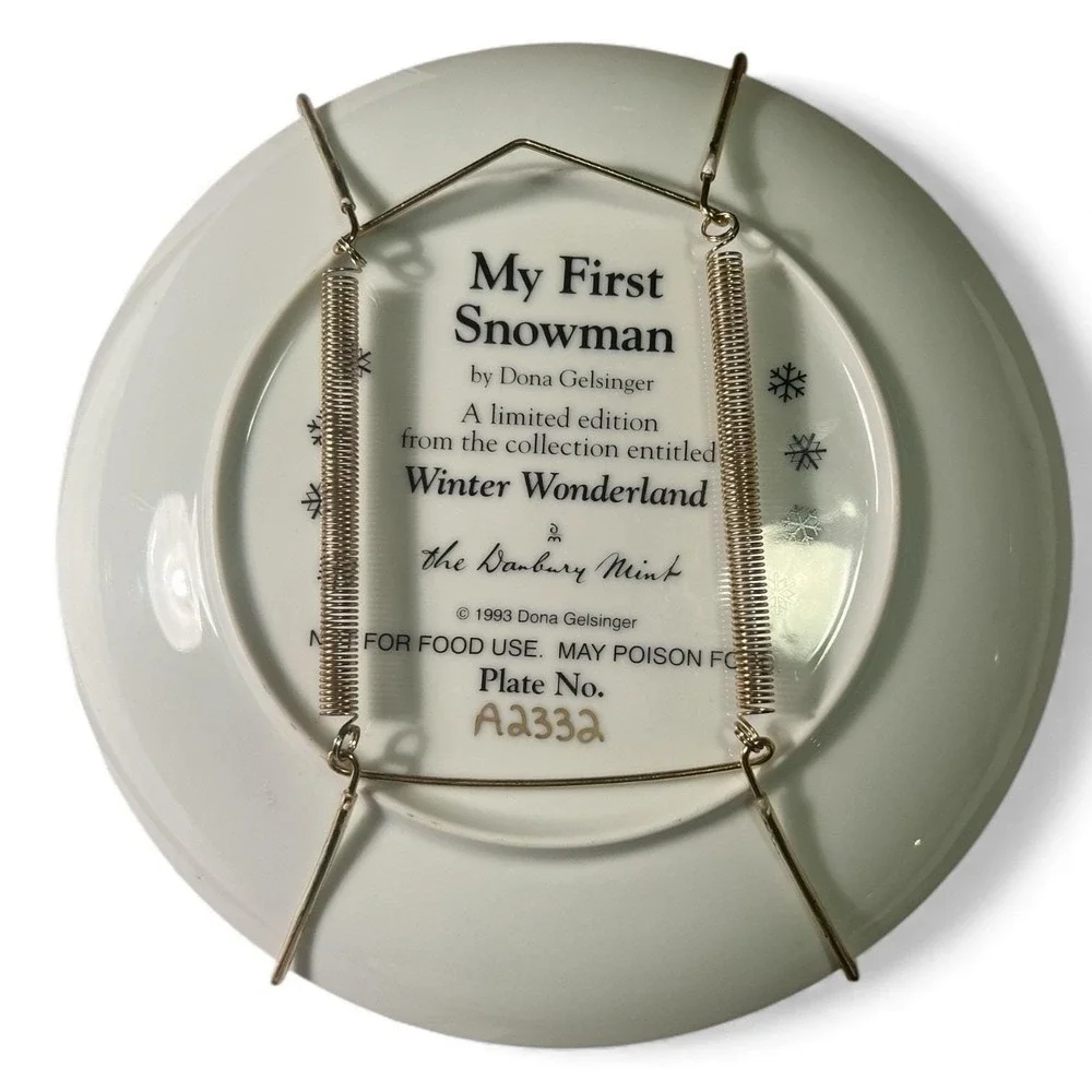 Dona Gelsinger Winter Wonderland Limited Ed Collection Set of 5  Plates 8